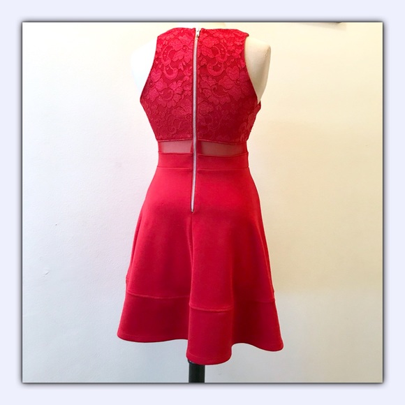 EMERALD SUNDAE Red Party Dress - Picture 3 of 6